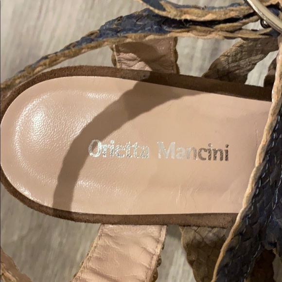Orietta Mancini wedges with weaved leather. 38 - Picture 4 of 7